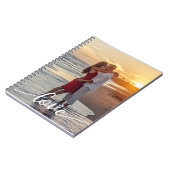 自分の愛のスクリプトを作成するロマンチックなカップルの写真 ノートブック (左側)