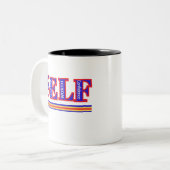 自分の愛のマグカップ ツートーンマグカップ (正面左)