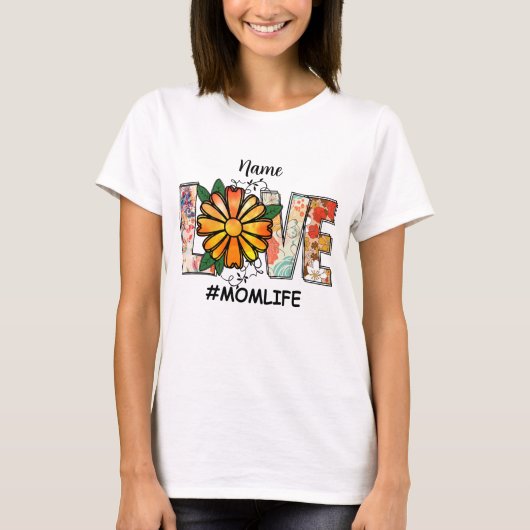 自分の愛のママを作成 Tシャツ (正面)