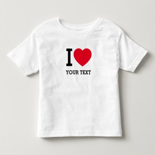 自分の愛をおもしろい作る トドラーTシャツ (正面)