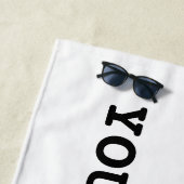 自分の愛をハートビーチ ビーチタオル (インサイチュ)