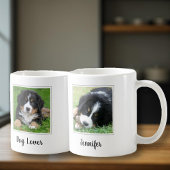 自分の愛犬モノグラム名を作成する コーヒーマグカップ