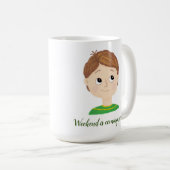 自分の感覚の感情のグラフ コーヒーマグカップ (正面右)