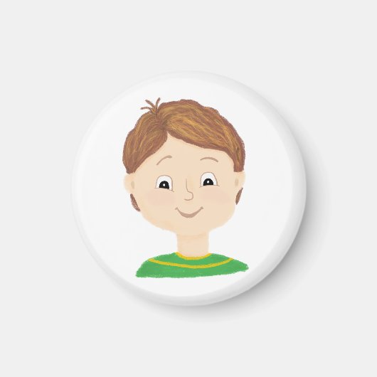 自分の感覚の感情のグラフ マグネット (正面)