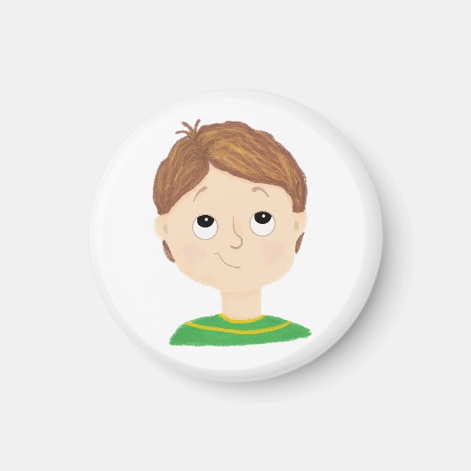 自分の感覚の感情のグラフ マグネット (正面)