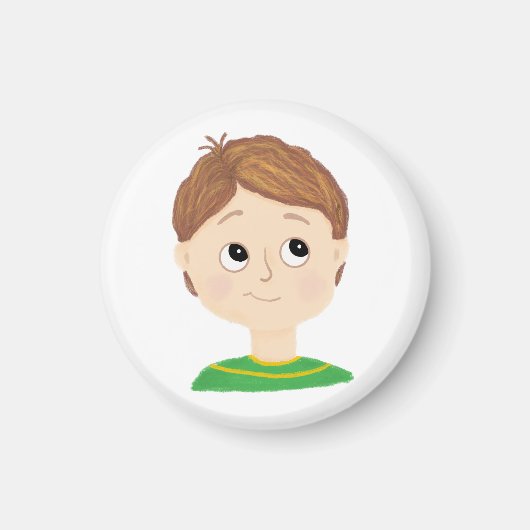 自分の感覚の感情のグラフ マグネット (正面)