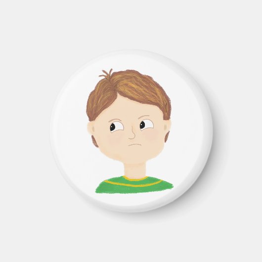 自分の感覚の感情のグラフ マグネット (正面)