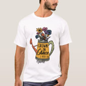 自分の成長を優雅なものにする Tシャツ (正面)