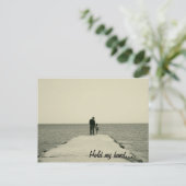 自分の手はがきを保持 ポストカード (スタンド正面)