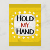 自分の手はがきを保持 ポストカード (正面)