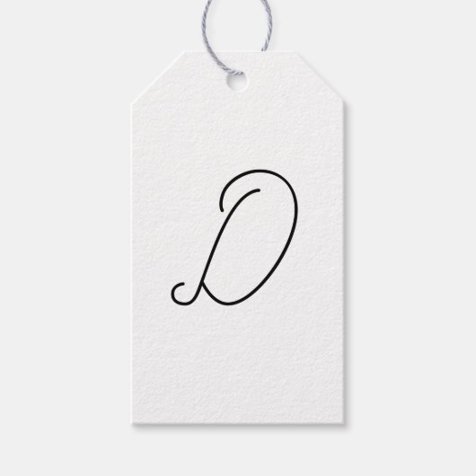 自分の手紙を選ぶ | フォントスタイル:アレクサンドリア ギフトタグ (正面)