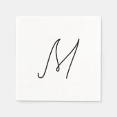 自分の手紙を選ぶ | フォントスタイル：アレクサンドリア スタンダードカクテルナプキン (正面)