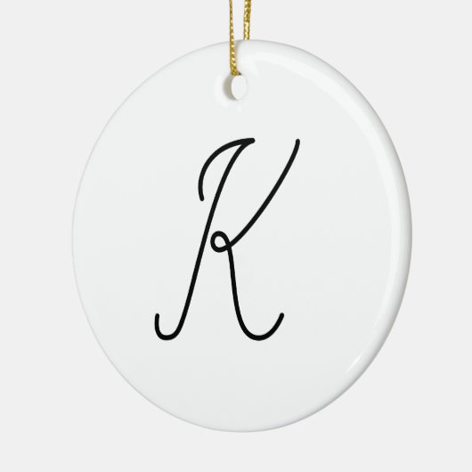 自分の手紙を選ぶ | フォントスタイル：アレクサンドリア セラミックオーナメント (左)