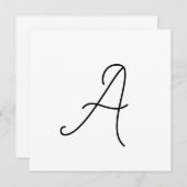 自分の手紙を選ぶ | フォントスタイル:アレクサンドリア ノートカード (正面/裏面)