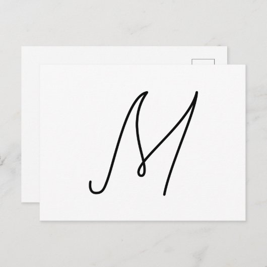 自分の手紙を選ぶ | フォントスタイル：アレクサンドリア ポストカード (正面/裏面)