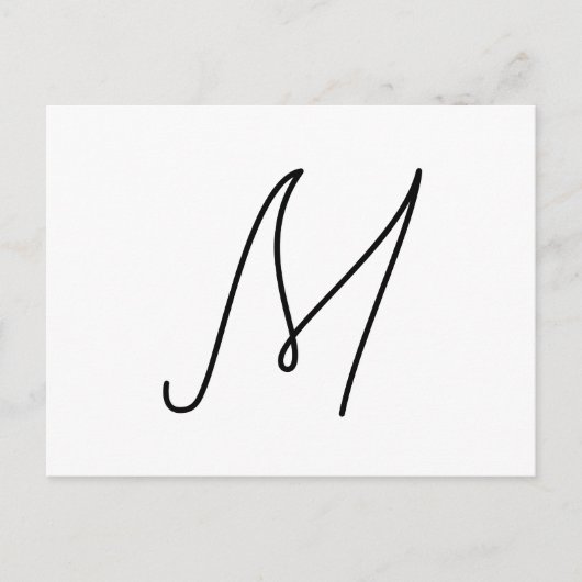 自分の手紙を選ぶ | フォントスタイル:アレクサンドリア ポストカード (正面)