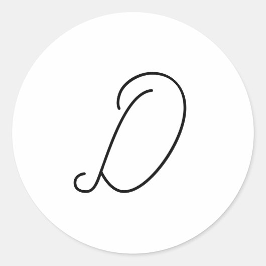 自分の手紙を選ぶ | フォントスタイル:アレクサンドリア ラウンドシール (正面)