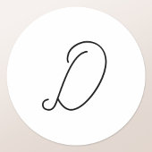 自分の手紙を選ぶ | フォントスタイル:アレクサンドリア ラウンドシール