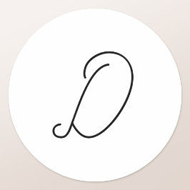 自分の手紙を選ぶ | フォントスタイル：アレクサンドリア ラウンドシール