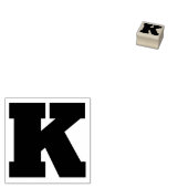 自分の手紙を選ぶ |フォントスタイル: Alfa Slab One ラバースタンプ (押印)