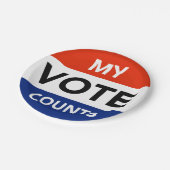 自分の投票数 ペーパープレート (アングル)