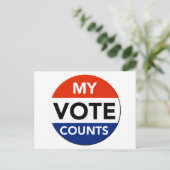 自分の投票数 ポストカード (スタンド正面)
