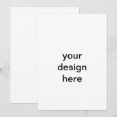 自分の招待を作成する 招待状 (正面/裏面)