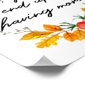 自分の持ち物に感謝する ポスター (角)