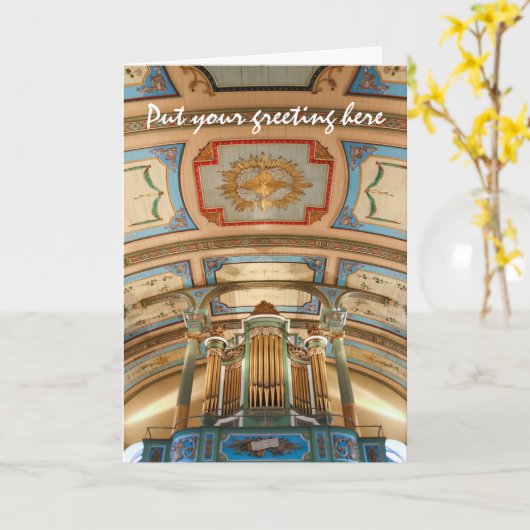 自分の挨拶文を追加する カード (黄色い花)