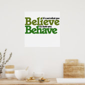 自分の振る舞い信じではない ポスター (キッチン)