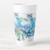 自分の救海を自分のものにする カフェラテマグ (正面)