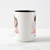 自分の文字と写真をパーソナライズされた作成する ツートーンマグカップ (中央)