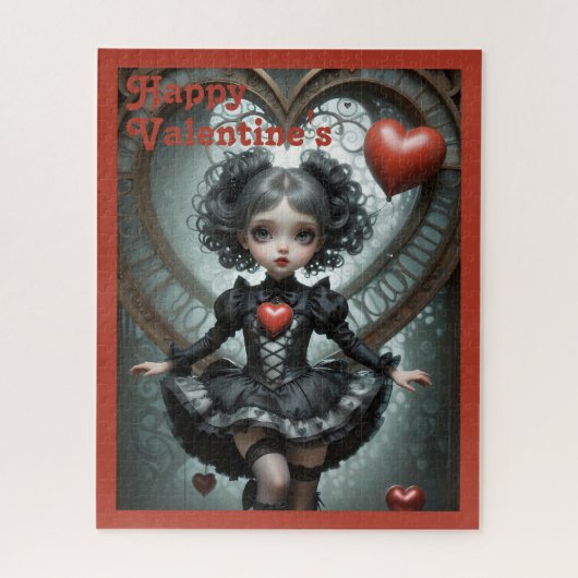 自分の文字と写真を組み合わせる ジグソーパズル (縦)