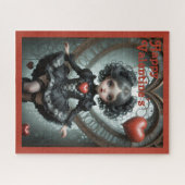 自分の文字と写真を組み合わせる ジグソーパズル (横)