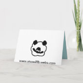 自分の文字の挨拶状 カード (裏面)