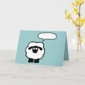 自分の文字の挨拶状 カード (黄色い花)