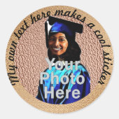 自分の文字はこちらフォトカッパー ラウンドシール (正面)