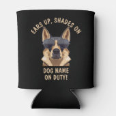 自分の文字は、義務で犬の名前の陰を耳にする 缶クーラー (裏面)