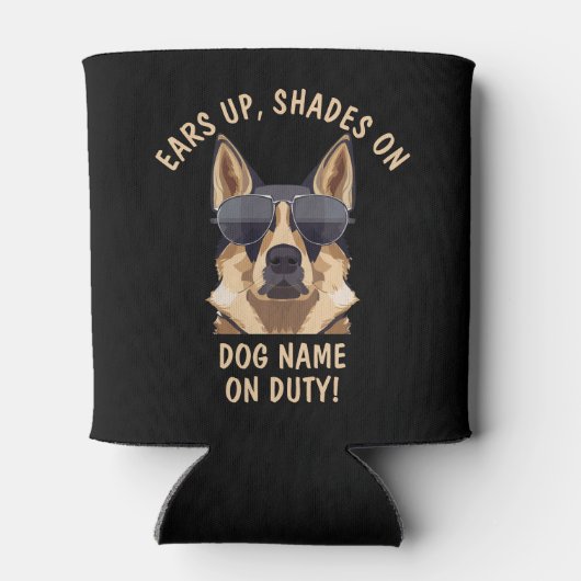 自分の文字は、義務で犬の名前の陰を耳にする 缶クーラー (裏面)