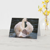 自分の文字を追加 カード (黄色い花)