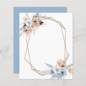 自分の文字ボホーフローラパンパ結婚スの (正面/裏面)