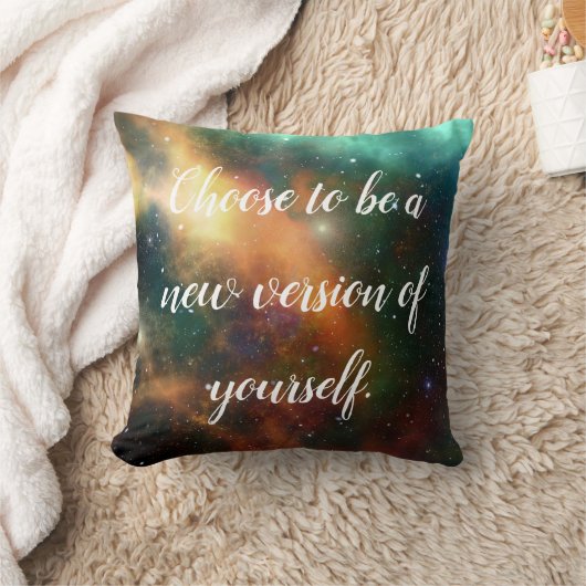 自分の新しいバージョンを選択 クッション (ブランケット)