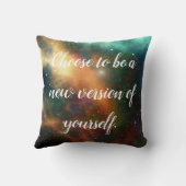 自分の新しいバージョンを選択 クッション (裏面)