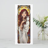 自分の新しいホワイトフクロウ魔女ブックマークを作成 (スタンド正面)