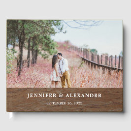 自分の新郎新婦の写真を作成結婚する ゲストブック