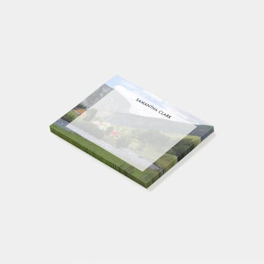 自分の旅行パーソナライズされた写真の作成 ポストイット (アングル)