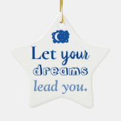 自分の星に輝く セラミックオーナメント (裏面)