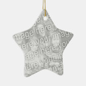 自分の星の形を作るクリスマスフォトオーナメント セラミックオーナメント (右)