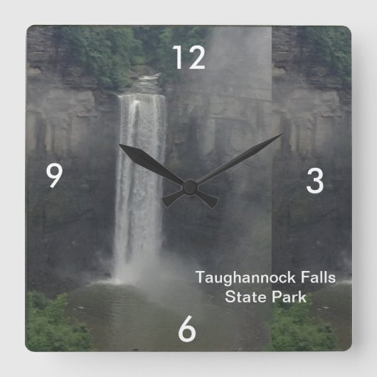 自分の時計を作りなさい スクエア壁時計 (正面)