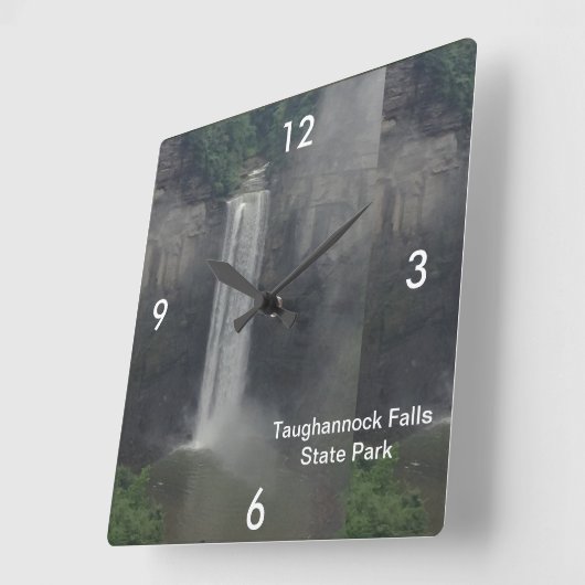 自分の時計を作りなさい スクエア壁時計 (傾斜)